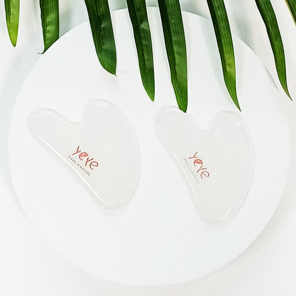 Kamień Gua Sha do masaży i relaksu – naturalny kryształ YEYE Made in Nature