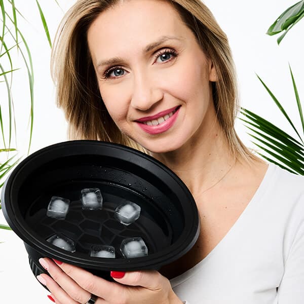 Silikonowa miska ice facial do twarzy BLACK YEYE Made in Nature