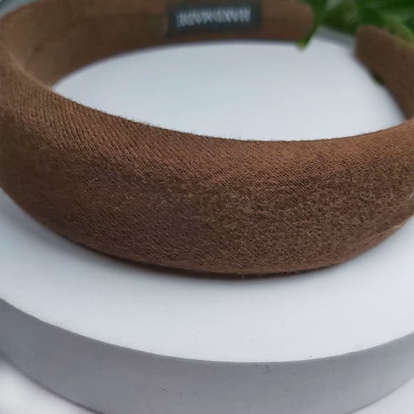 Opaska do włosów ręcznie robiona YEYE Made in Nature (brazowy)