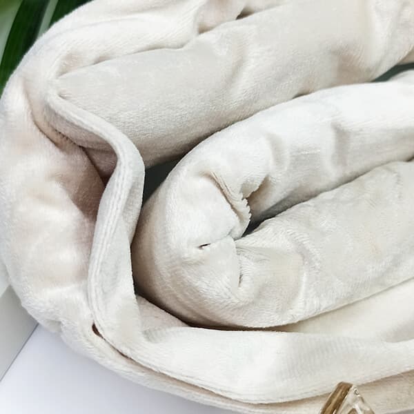 Wałek aksamitny VELVET do robienia loków YEYE Made in Nature (ecru)