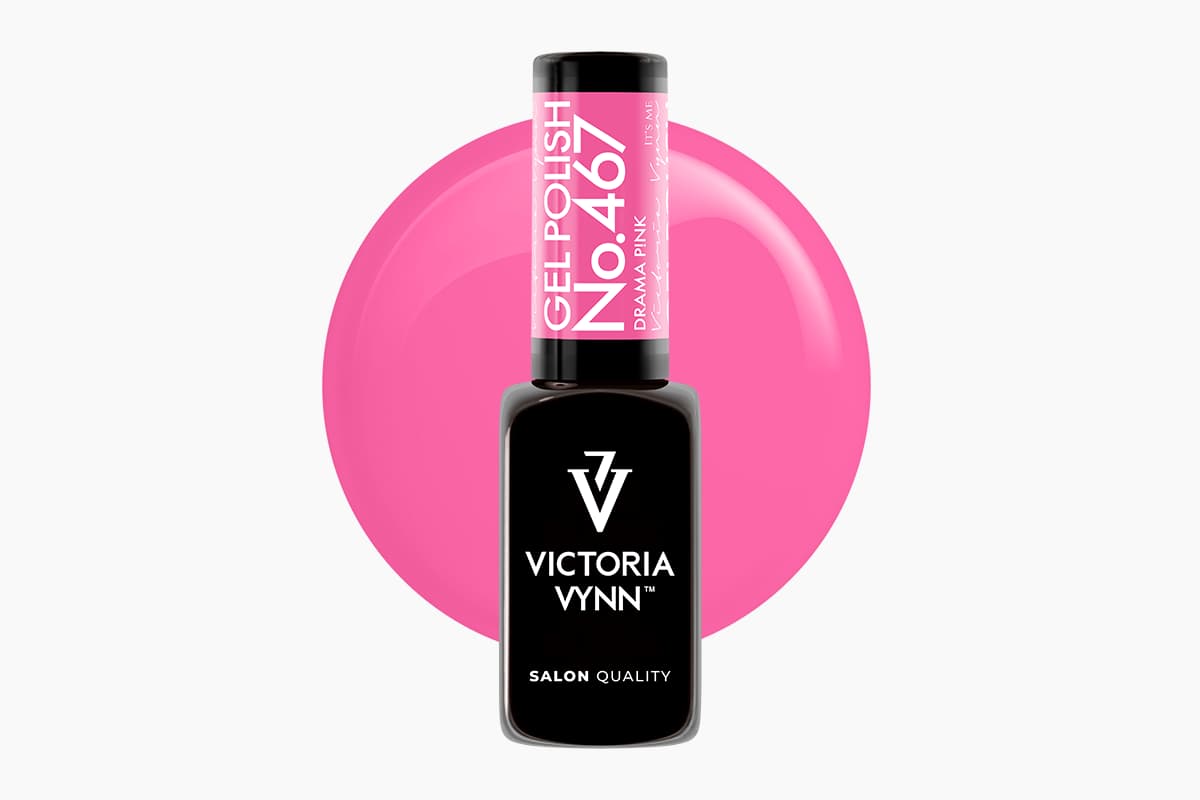 Gel Polish 467 Drama P!nk lakier hybrydowy
