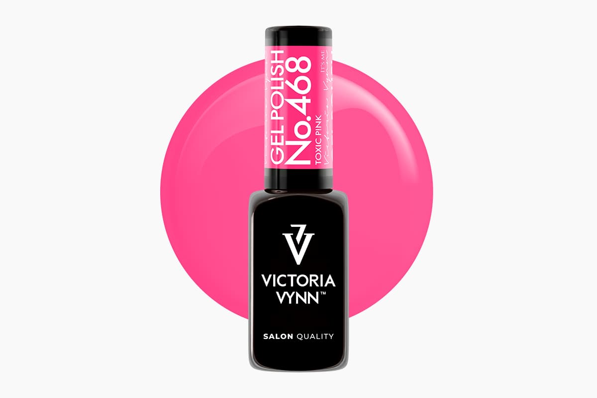 Gel Polish 468 Toxic P!nk lakier hybrydowy