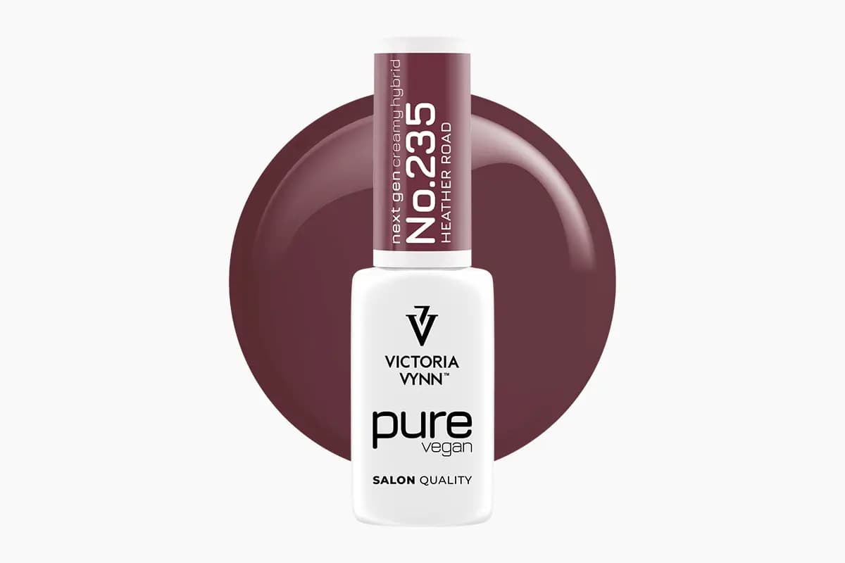 Pure Vegan Creamy Hybrid 235 Heather Road lakier hybrydowy