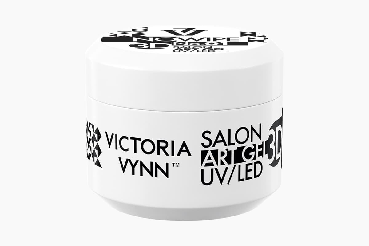 Art Gel 3D 01 White No Wipe żel do zdobień