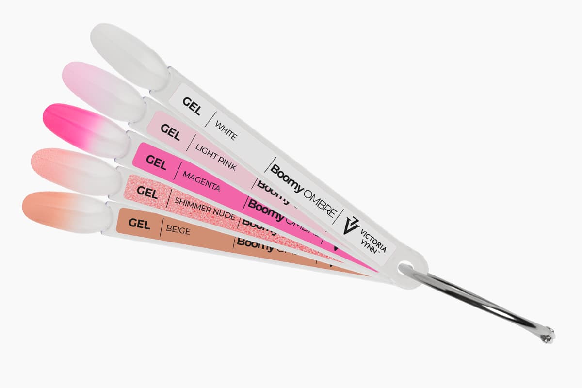 Color Chart Boomy Ombre wzornik wymalowany