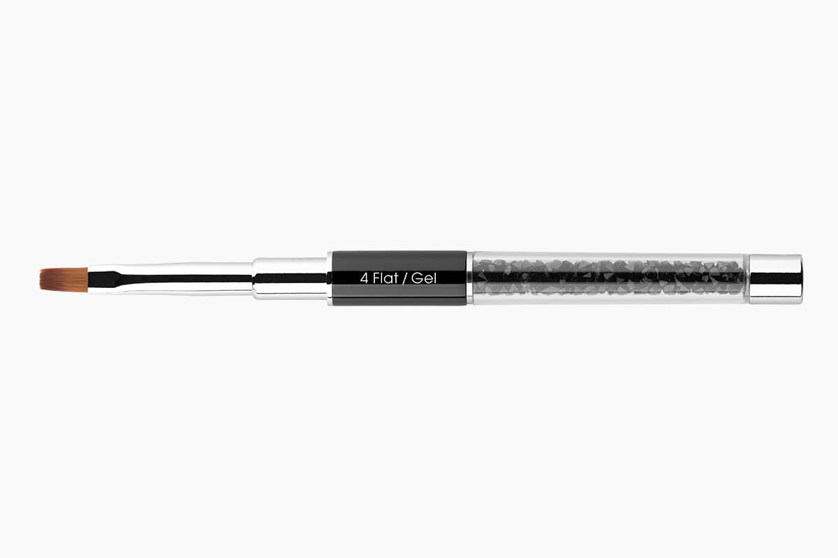 Flat Gel Brush 4 pędzel do żelu