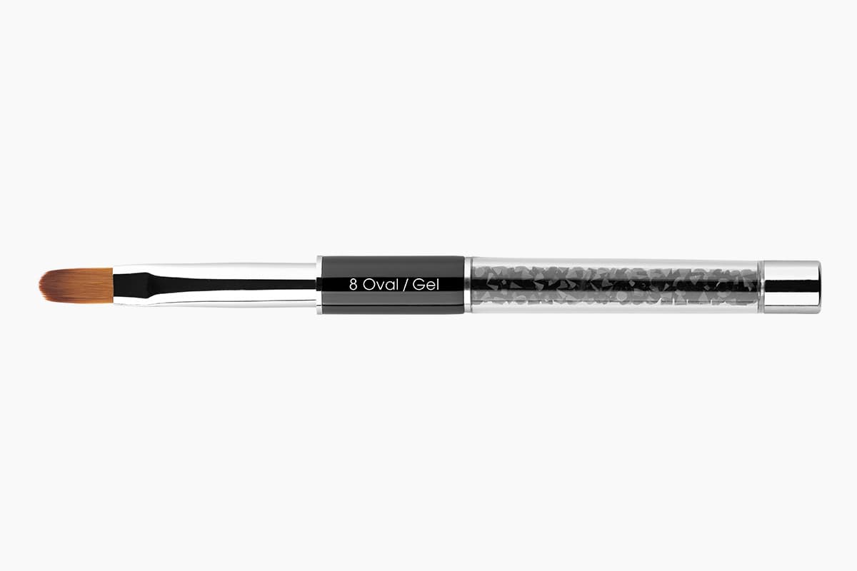 Oval Gel Brush 8 pędzel do żelu