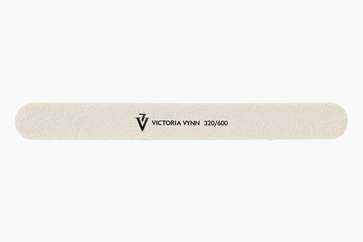 Nail File 320/600 White Straight pilnik