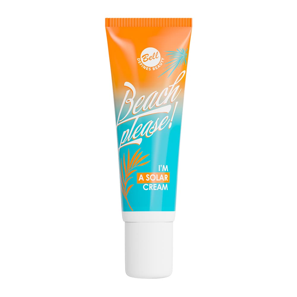 Beach Please, rozświetlacz do twarzy i ciała, I'm a solar cream 001