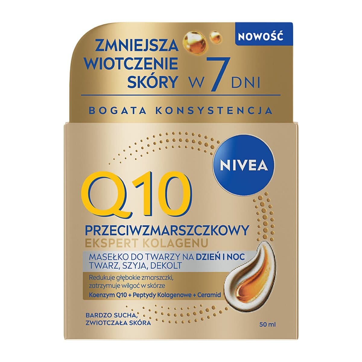 Q10 Ekspert Kolagenu Masełko do twarzy na dzień i noc
