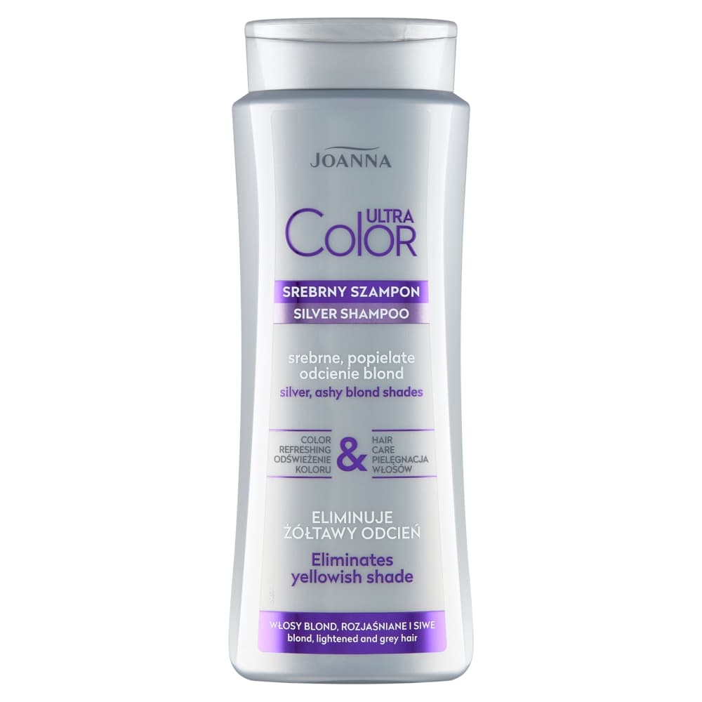 Ultra Color Srebrny Szampon Do Włosów Blond Siwych Popielatych
