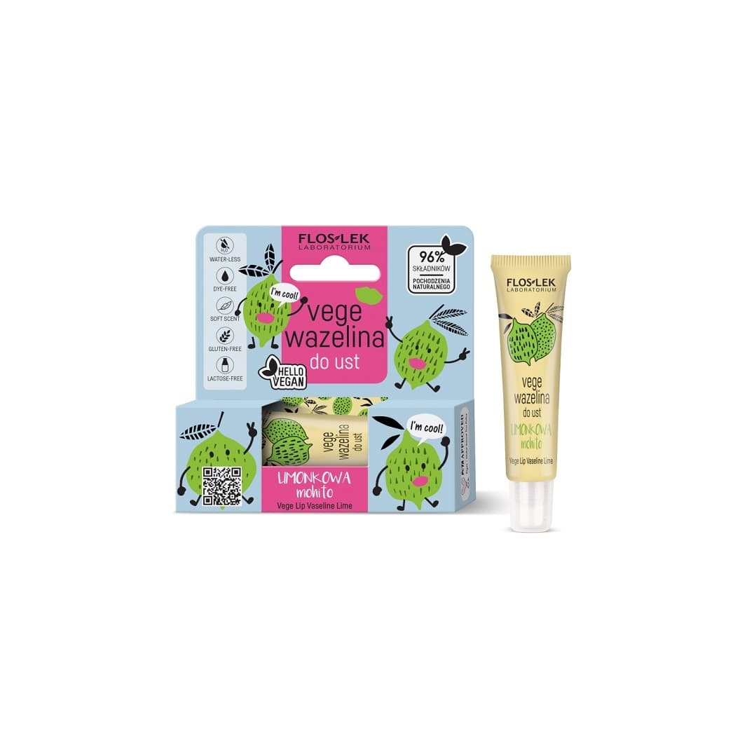 FlosLek Vege Lip Care, wazelina do ust Mohito