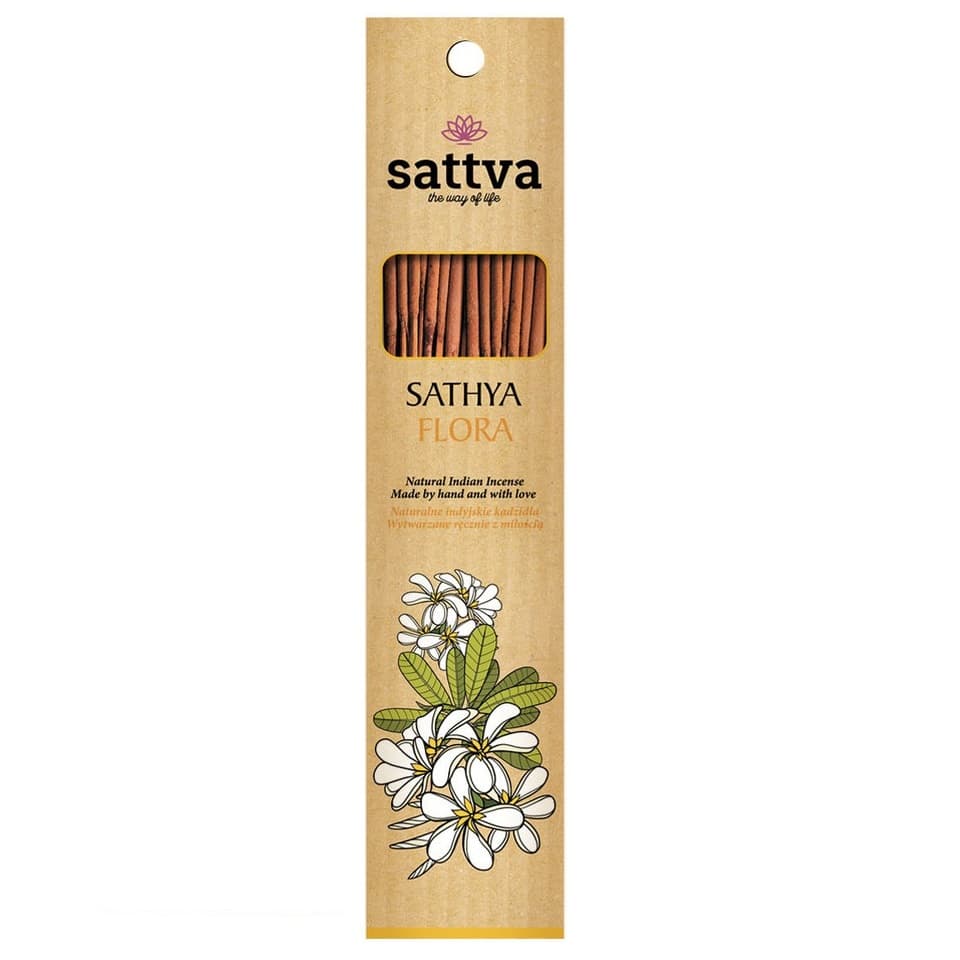Sattva Natural Indian Incense naturalne indyjskie kadzidełko Sathya Flora