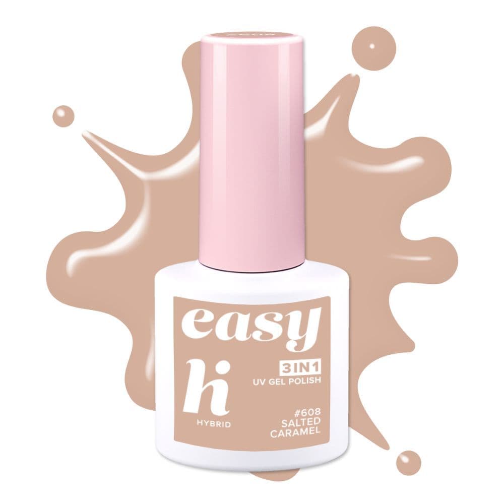 EASY 3in1, lakier hybrydowy, #608 Salted Caramel
