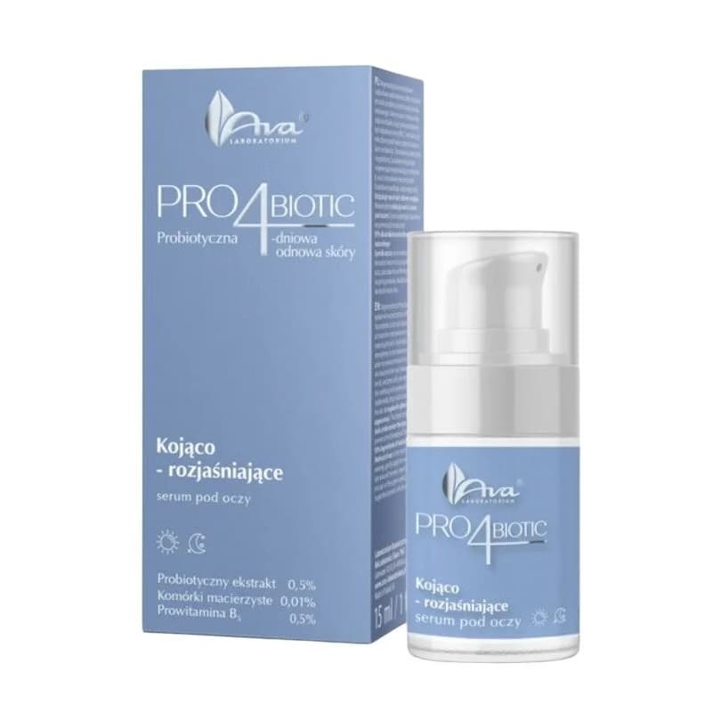 Ava Pro4biotic Kojąco-rozjaśniające serum pod oczy