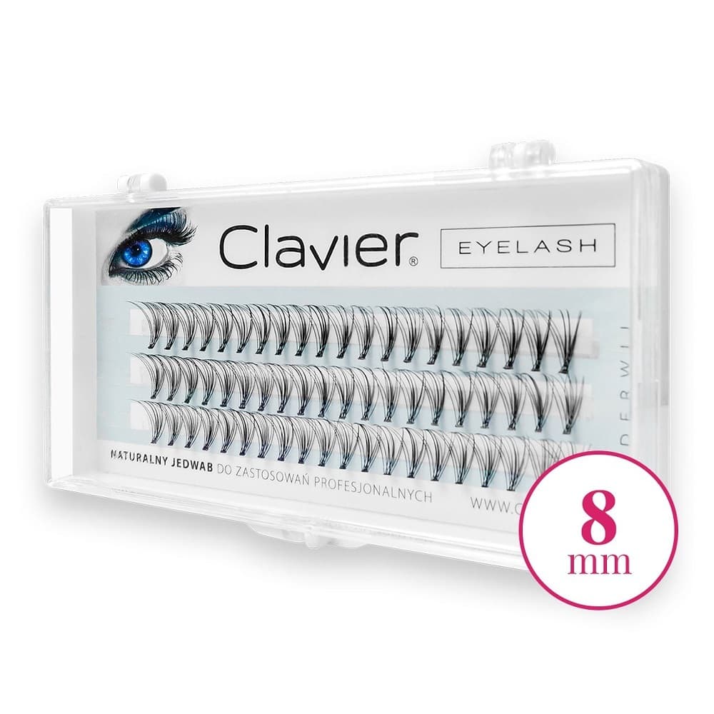 Eyelash kępki rzęs 8mm