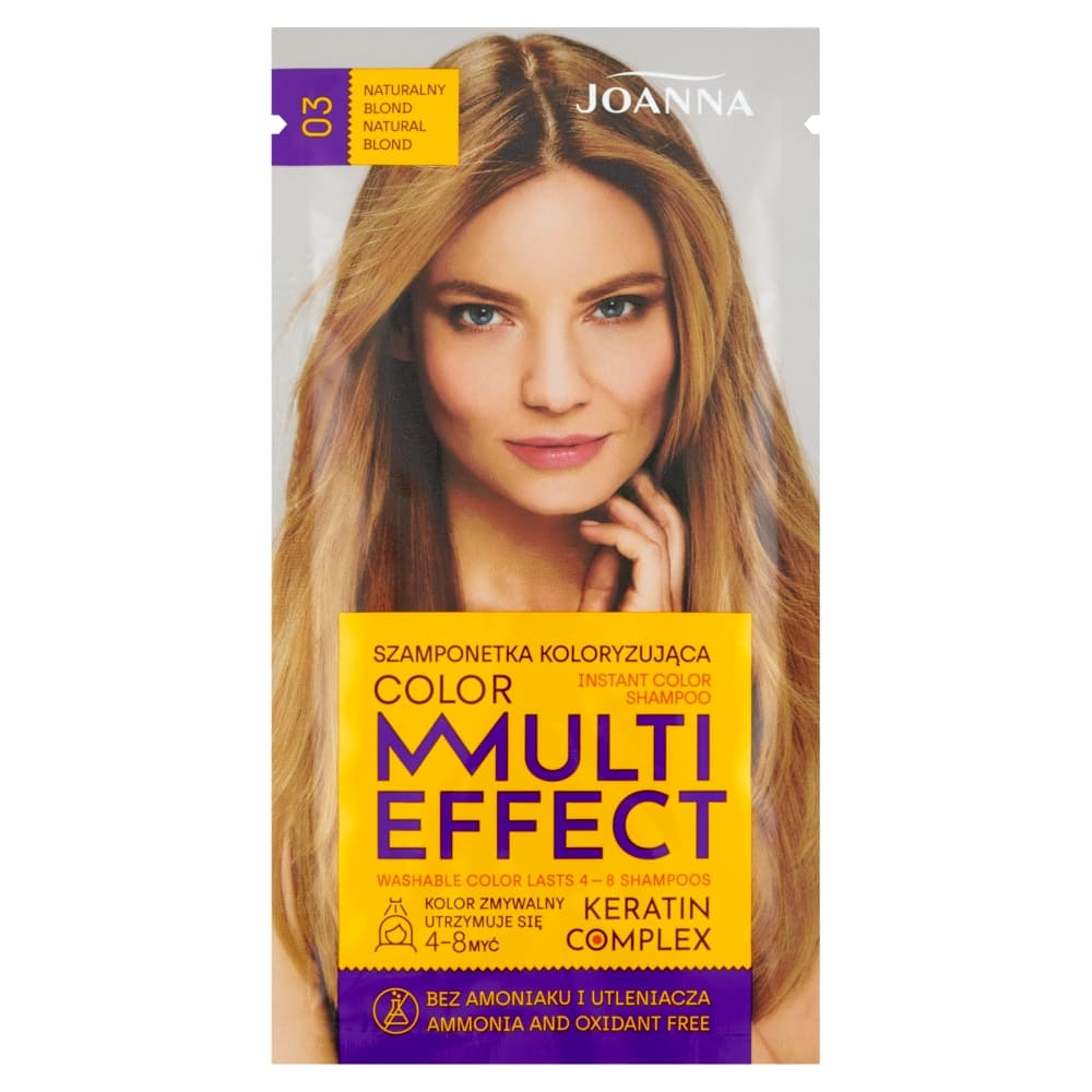 Color Multi Effect - Instant Color Shampoo - Szamponetka koloryzująca - 03 Naturalny Blond