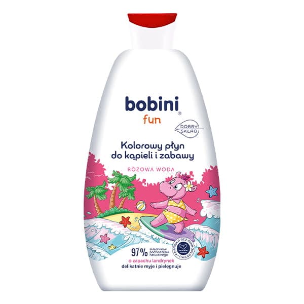 Fun Różowa Woda kolorowy płyn do kąpieli i zabawy