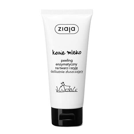 Kozie Mleko Peeling enzymatyczny na twarz i szyję delikatnie złuszczający