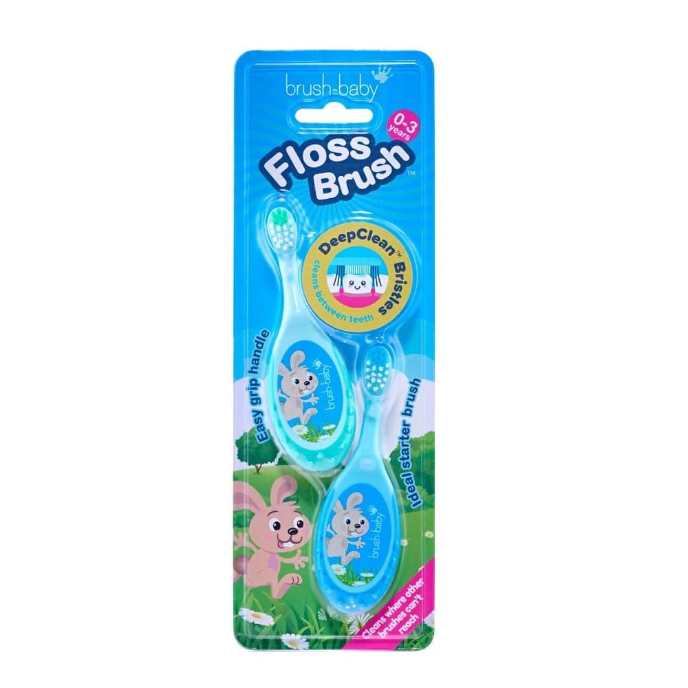 Baby FlossBrush szczoteczka do zębów dla dzieci 0-3 lat