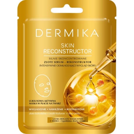 Skin Reconstructor Silnie skoncentrowane złote serum-rekonstruktor, Maska