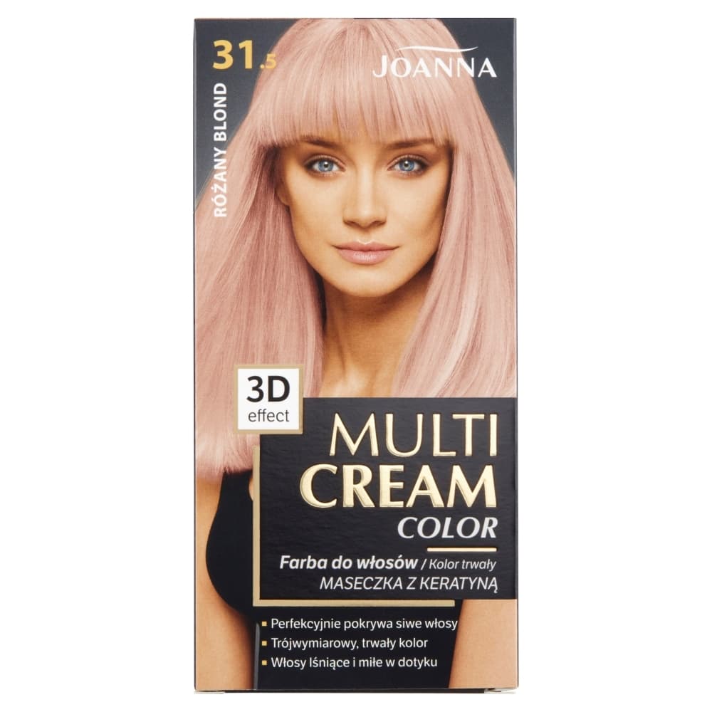 Multi Cream Color, farba do włosów nr 31.5 Różany Blond