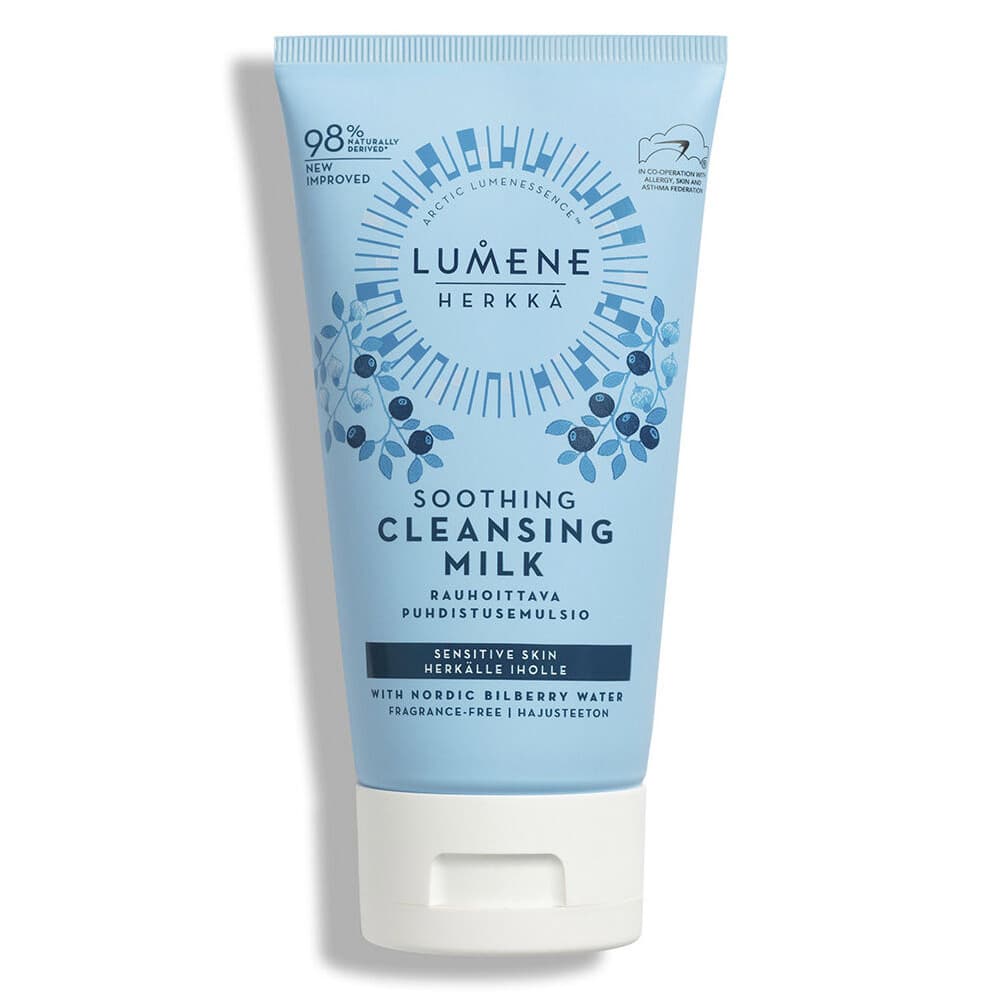 Herkka Soothing Cleansing Milk, delikatne mleczko do mycia twarzy