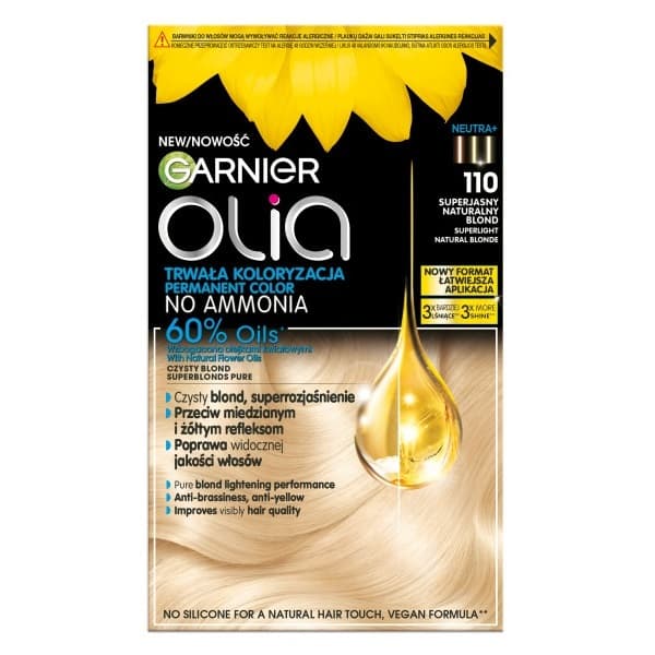 Olia farba do włosów 110 Superjasny Naturalny Blond