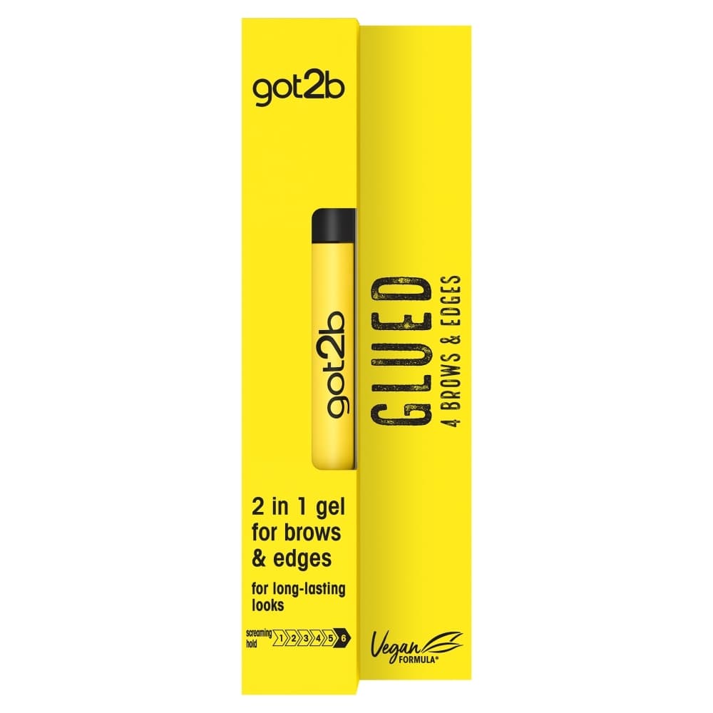 Glued 4 Brows & Edges żel utrwalający do brwi 2w1 Transparent