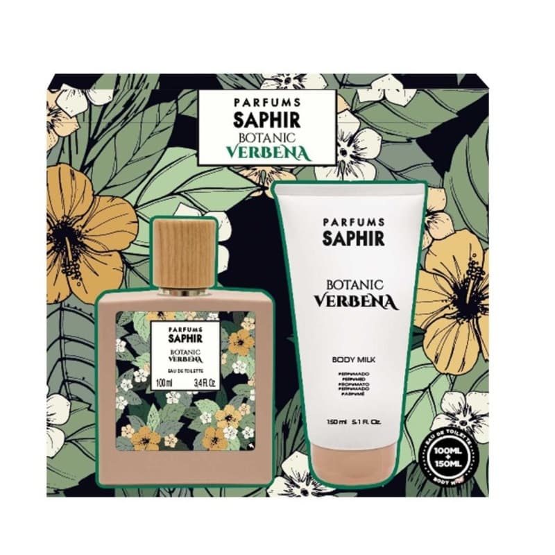 Saphir Botanic Verbena zestaw woda toaletowa mleczko do ciała