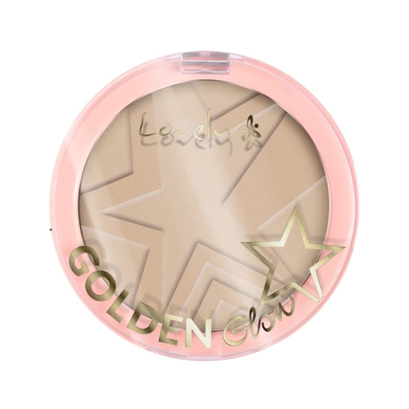 Golden Glow Powder puder do konturowania twarzy 2 Light Beige