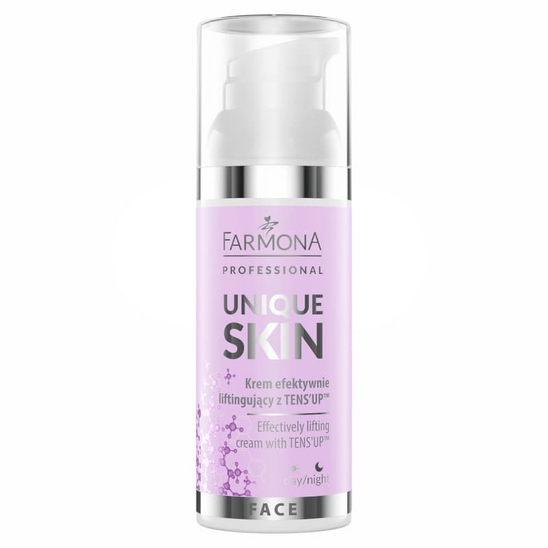 Unique Skin - Effectively Lifting Cream - Krem efektywnie liftingujący z Tens'Up -