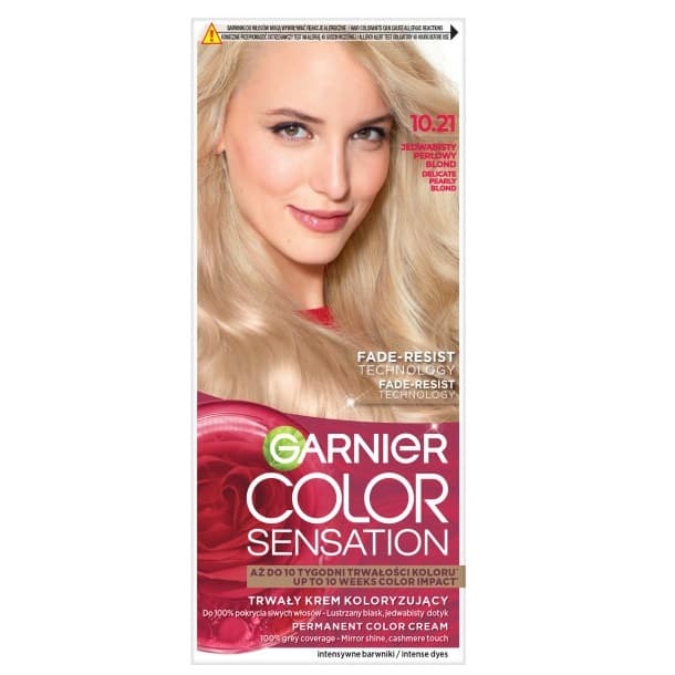 Color Sensation Creme Farba do włosów - 10.21 Jedwabisty Perłowy Blond