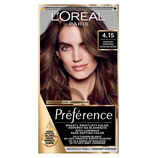 Loreal Preferencje Farba do włosów - 4.15 Głęboki kasztan (2x +)