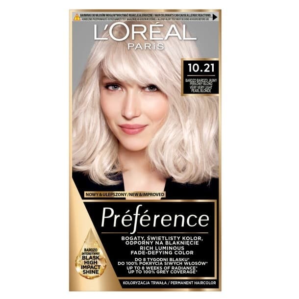 Paris Préférence Cool Blondes farba do włosów odcień 10.21 Stockholm