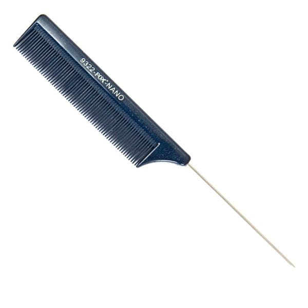 Nano 9322, profesjonalny grzebień fryzjerski, antybakteryjny, niebieski
