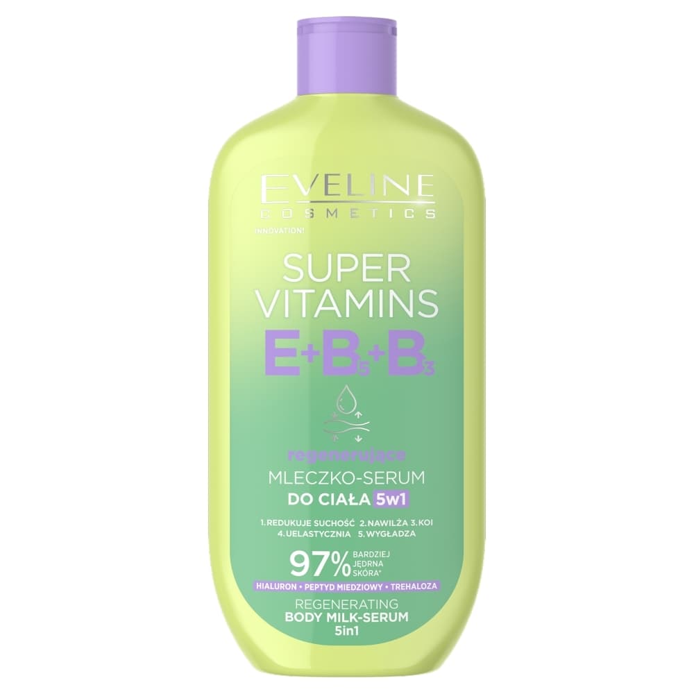 Super Vitamins regenerujące mleczko–serum do ciała 5w1