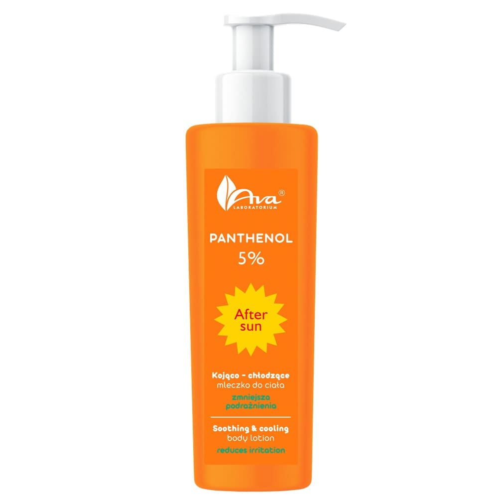 Panthenol 5%, kojąco-chłodzące mleczko do ciała po opalaniu