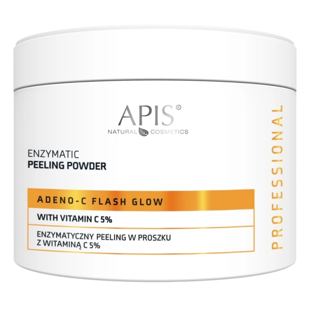 Adeno-C Flash Glow, enzymatyczny peeling w proszku z witaminą C do twarzy