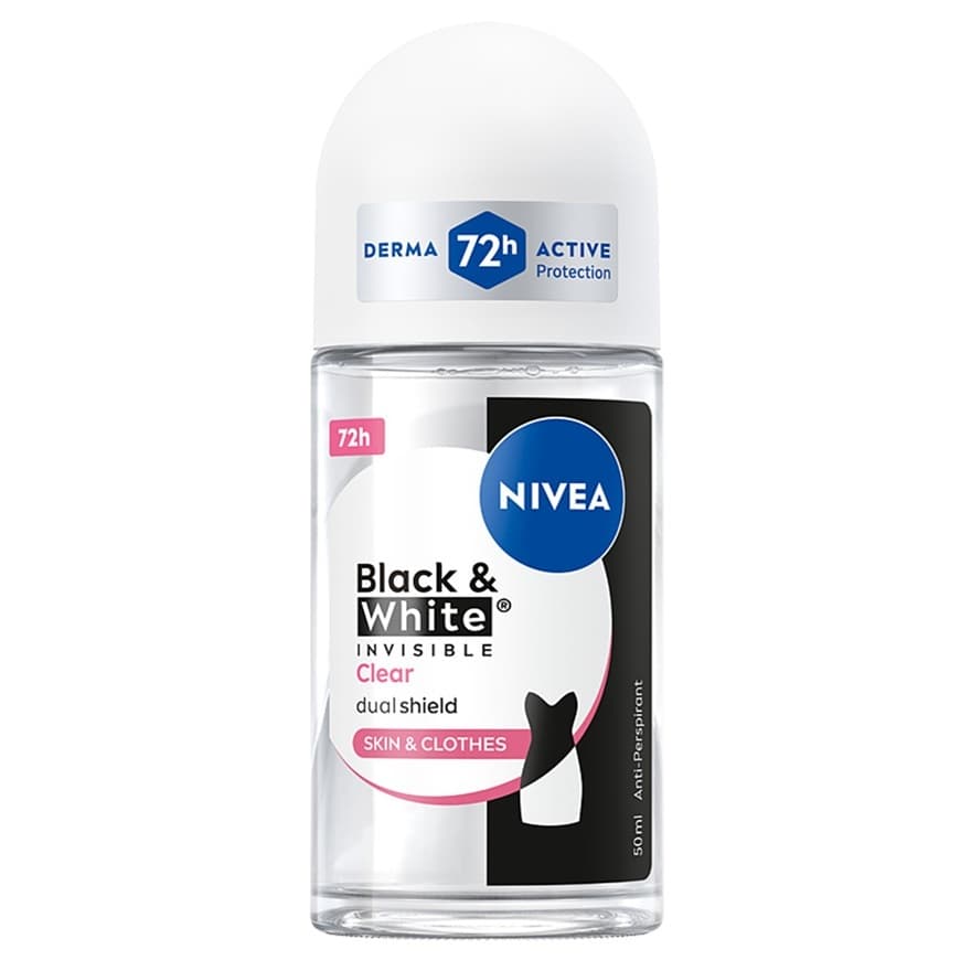 Black & White Invisible - Clear - 72H Anti-Perspirant - Antyperspirant w kulce dla kobiet -