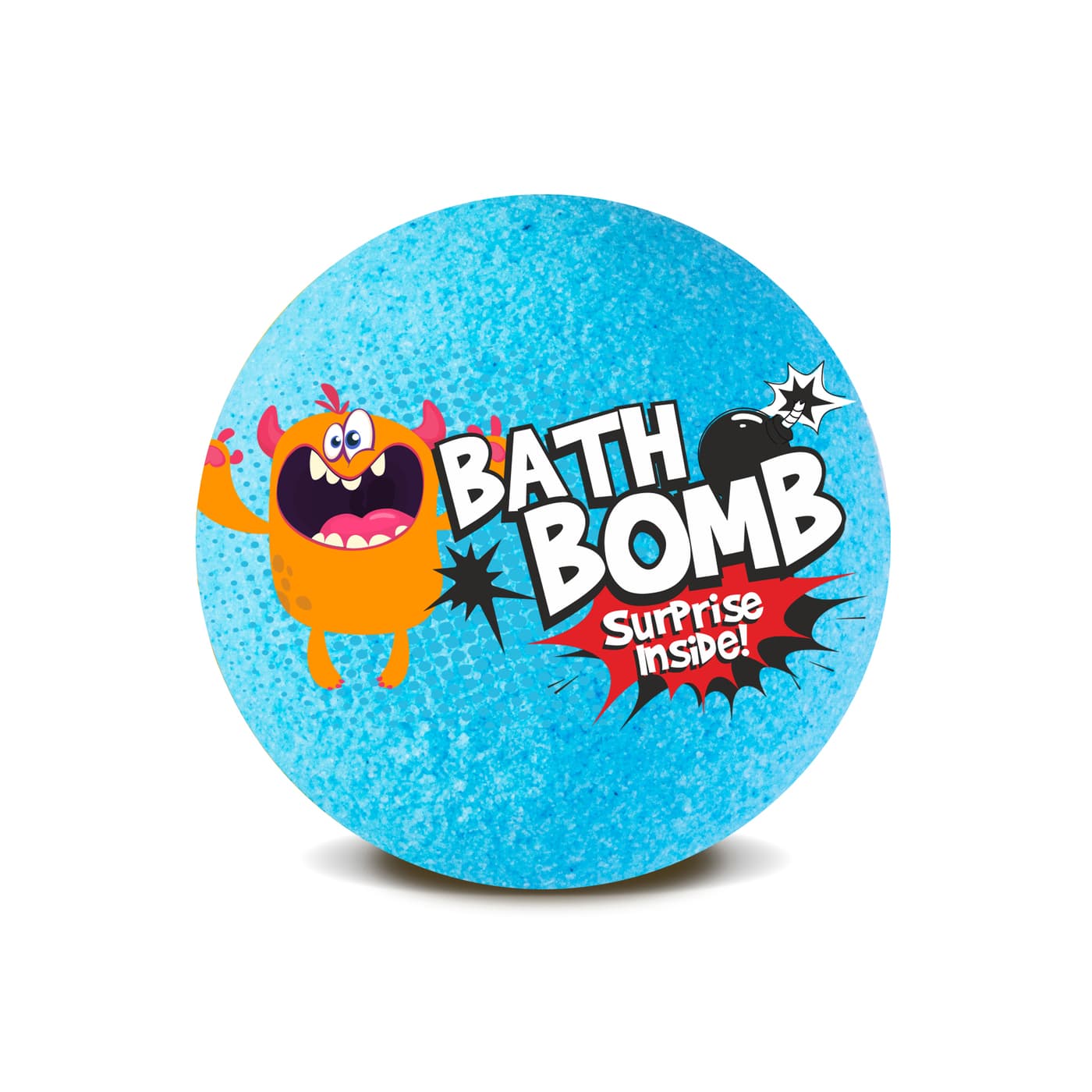 Bath Bomb, kula kąpielowa dla dzieci z niespodzianką, niebieska