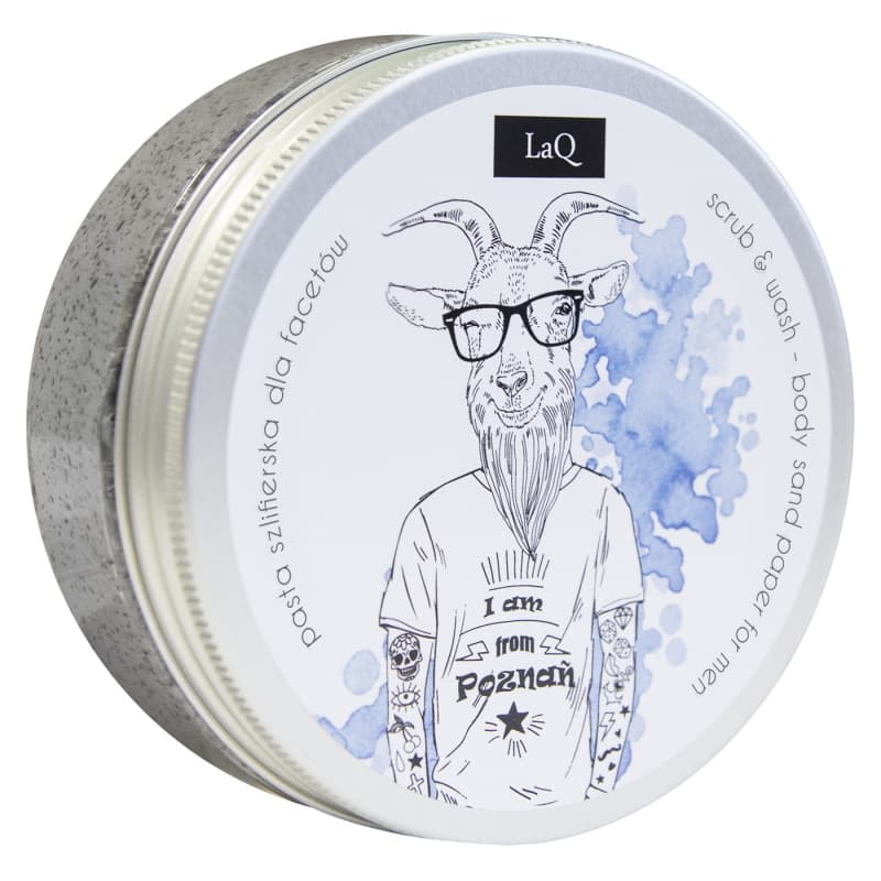 Body Wash and Scrub - Naturalny peeling myjący dla mężczyzn - Kozioł -