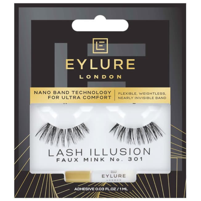 Lash Illusion, sztuczne rzęsy z klejem, N301
