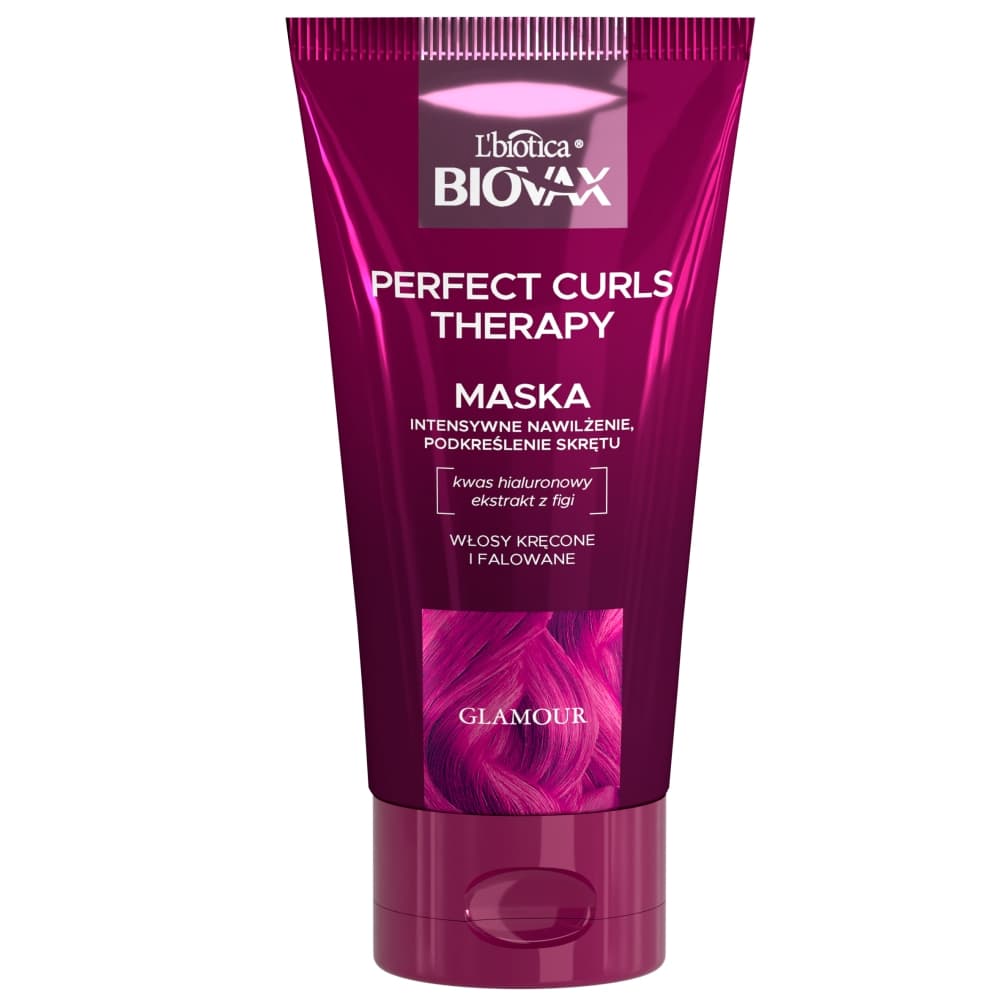 L'biotica Biovax Perfect Curls Therapy Intensywnie nawilżająca maska do włosów