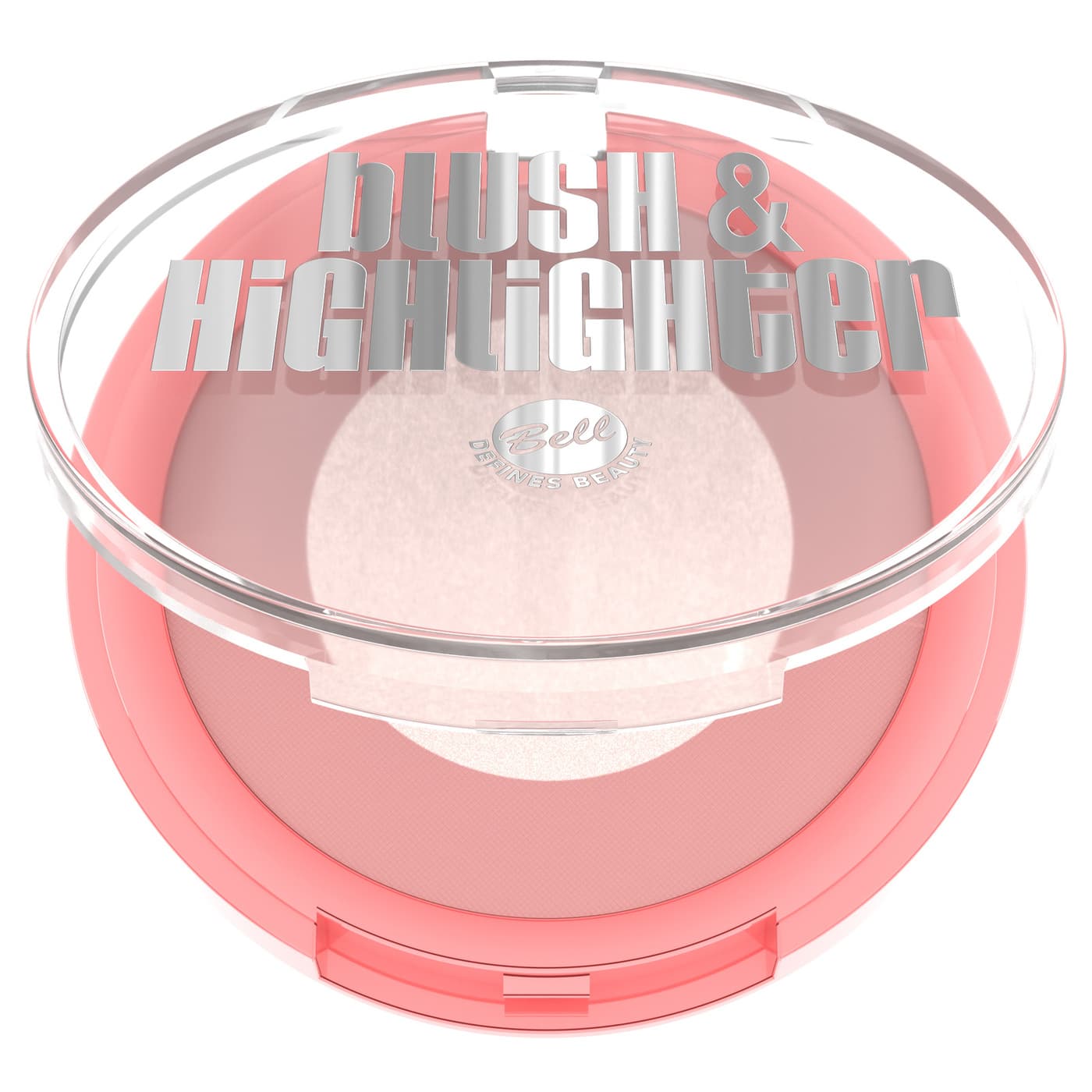 Blush&Highlighter, róż i rozświetlacz do twarzy, 01