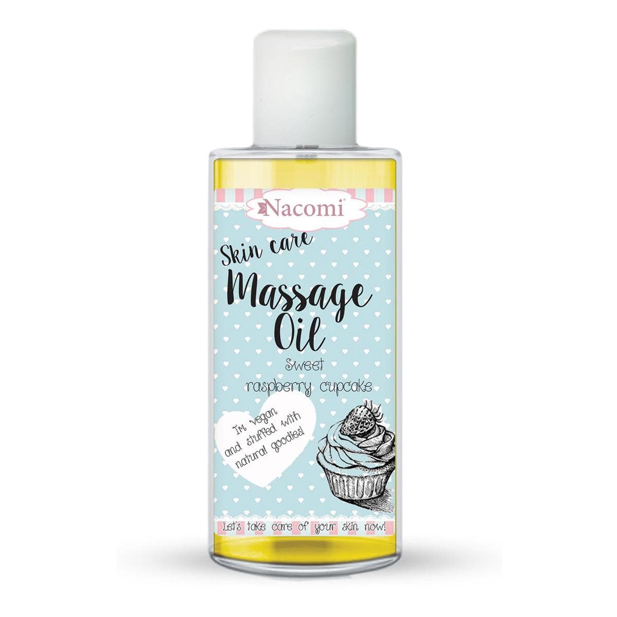 Skin Care Massage Oil - Olejek do ciała - Malinowa babeczka -
