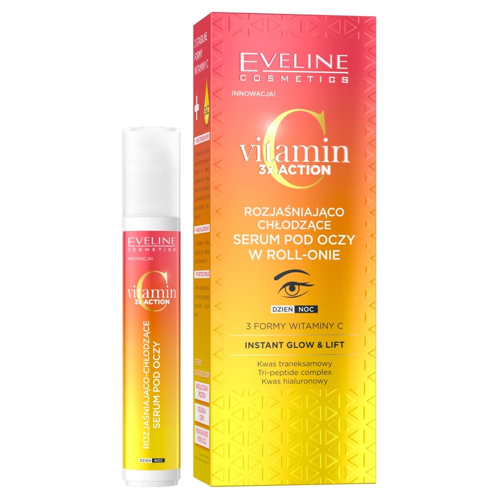 Eveline Vitamin C 3x Action Serum Pod Oczy Roll-On