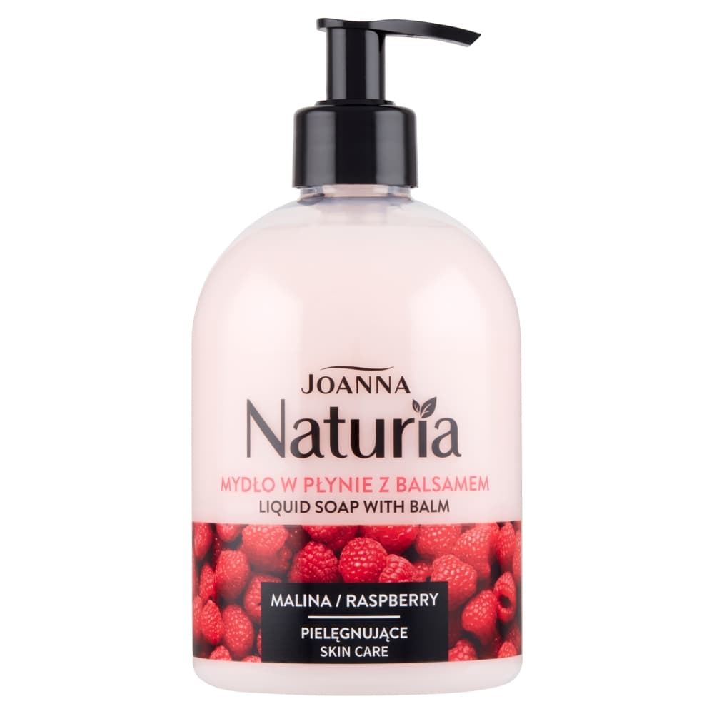 Naturia - Liquid Soap with Balm - Mydło w płynie z balsamem - Malina -