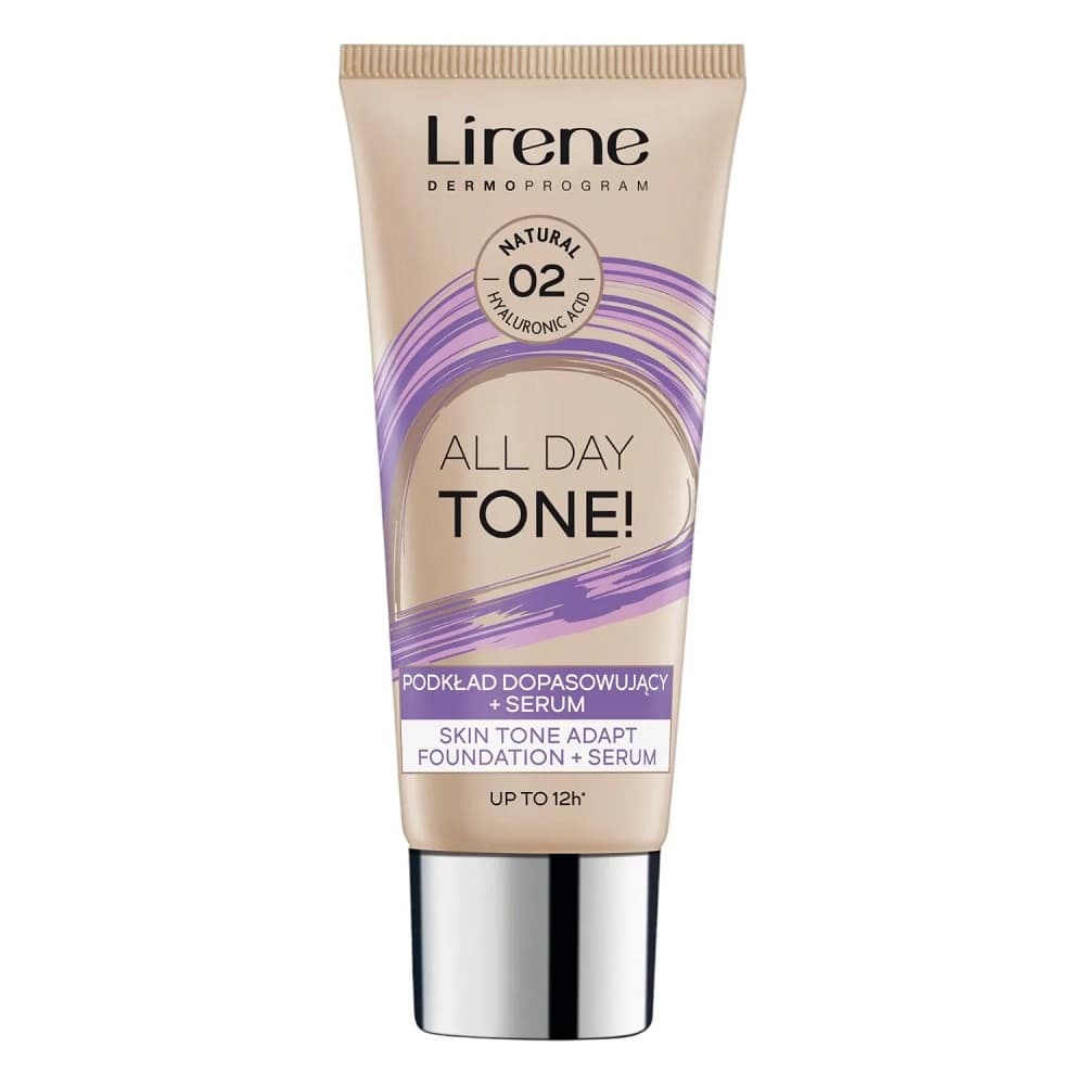 ALL DAY TONE! podkład nawilżający nadający skórze promienny wygląd odcień 02 Natural