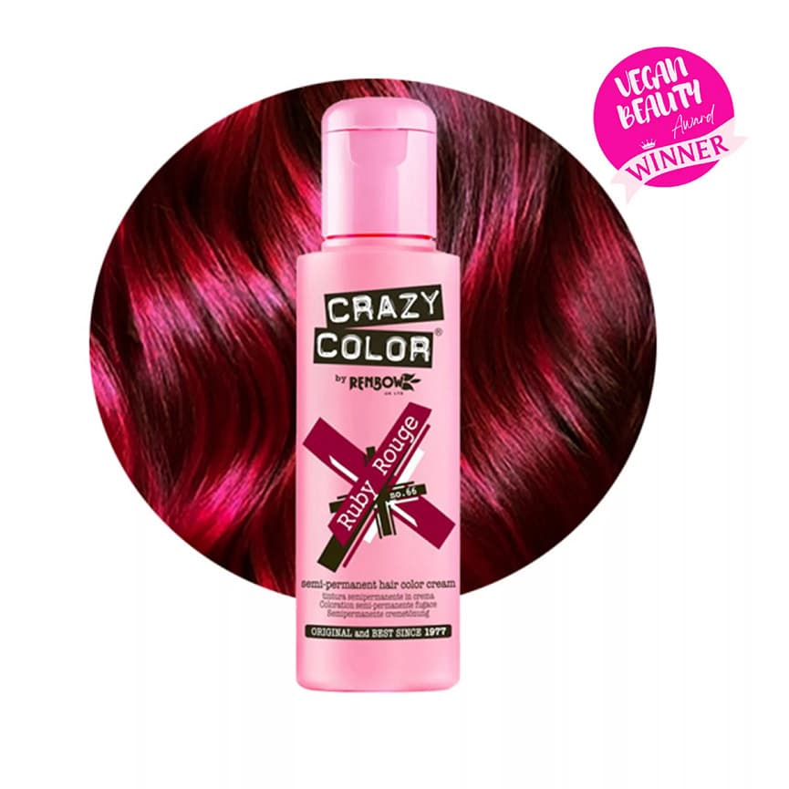 Color, toner odżywczy do włosów, Ruby Rouge - rubinowy róż, nr 66